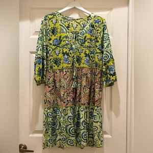 So Boho! This is NWT, Dress Addict short flowy dress, made in France